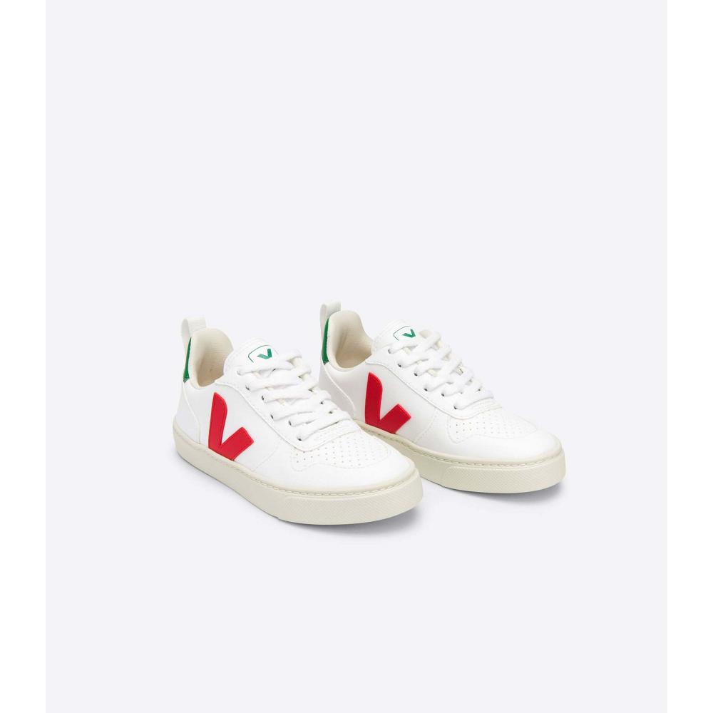 Adidași Copii Veja V-10 LACES CWL White/Green/Red | RO 865YXF